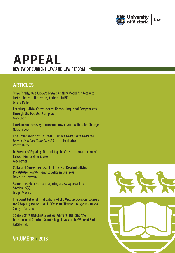 Appeal: Review of Current Law and Law Reform