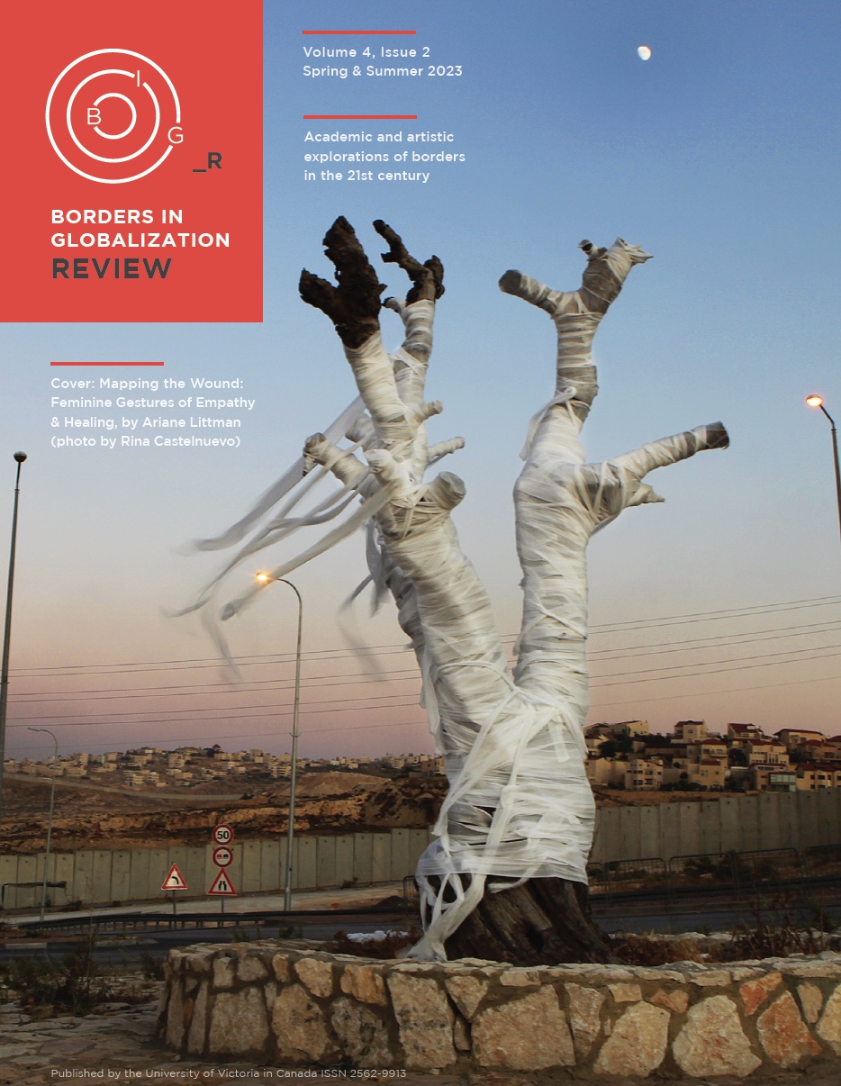 Cover of the new issue, featuring artwork by Ariane Littman